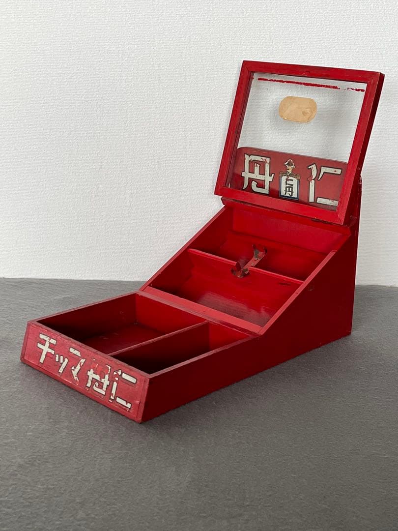 仁丹マッチ　店舗用　ショーケース　戦前　昭和レトロ