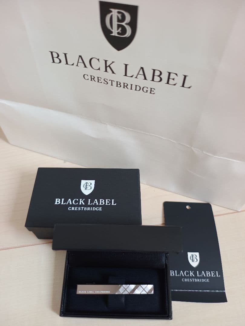【新品タグ付き】ブラックレーベル クレストブリッジ　ネクタイピン　タイバー