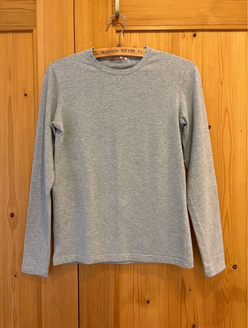 PRADA SPORT グレー 長袖 Tシャツ