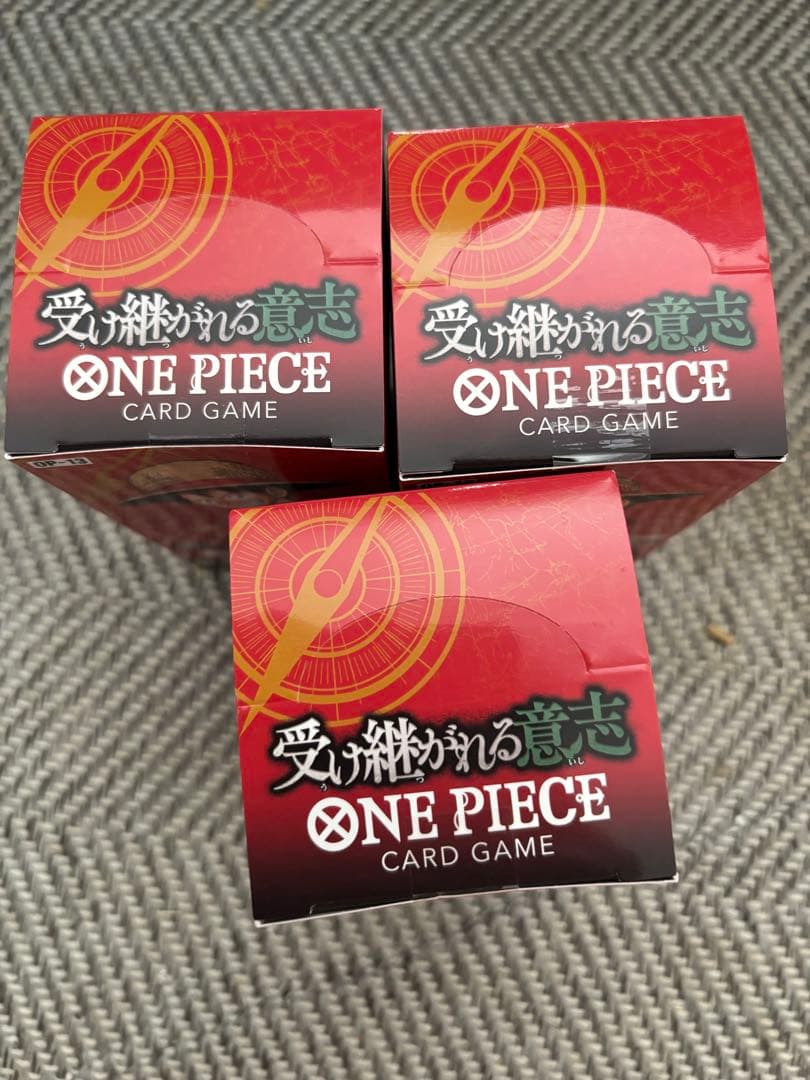 ワンピースカード　受け継がれる意志　box テープ付き