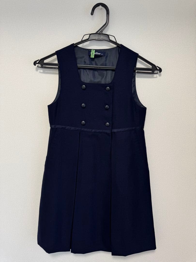 ファミリア 女児アンサンブル、ブラウスセット120cm 小学校受験