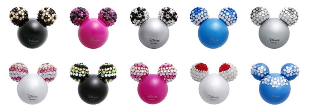 d*3様 希少カラー　ディズニー正規ミッキー型クリスタルオーディオプレーヤー　テ