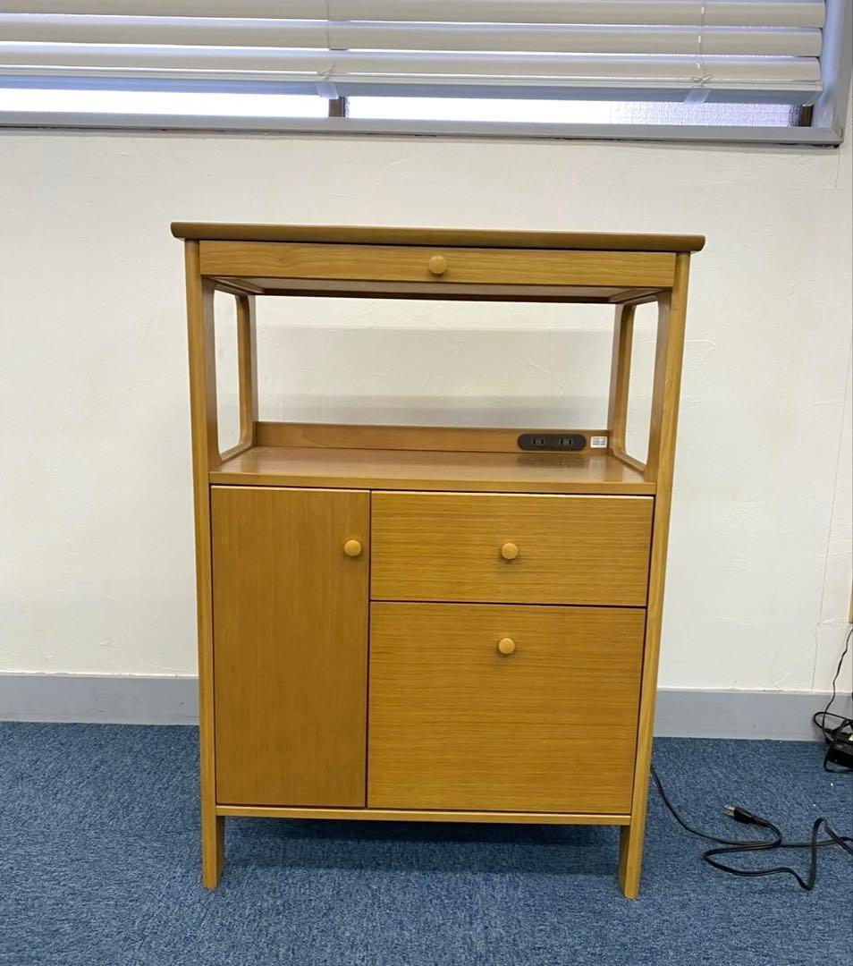 カリモク　レンジ台　電話台　値下げ