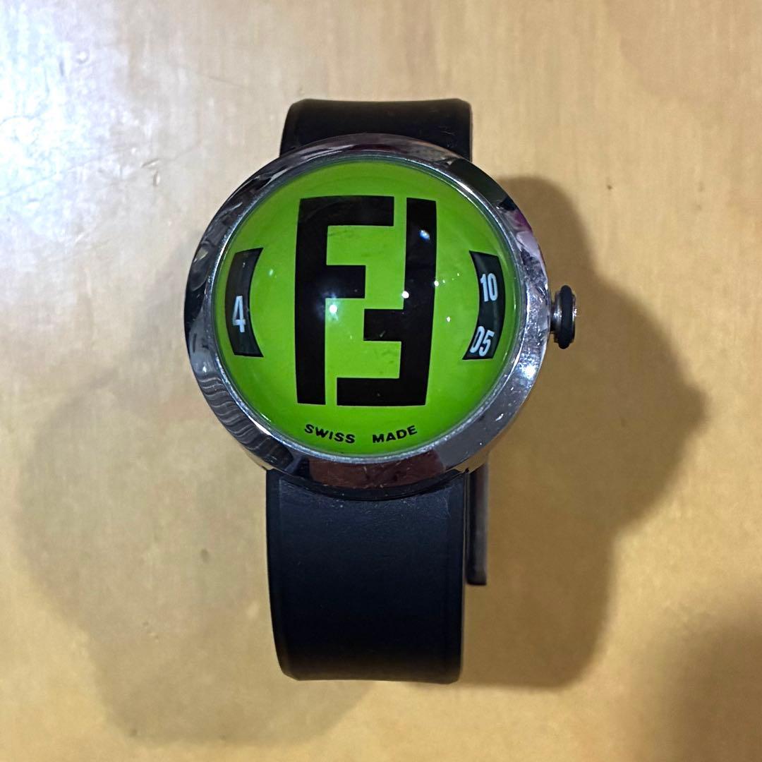 FENDI フェンディ スイス製腕時計 ブースラ グリーン