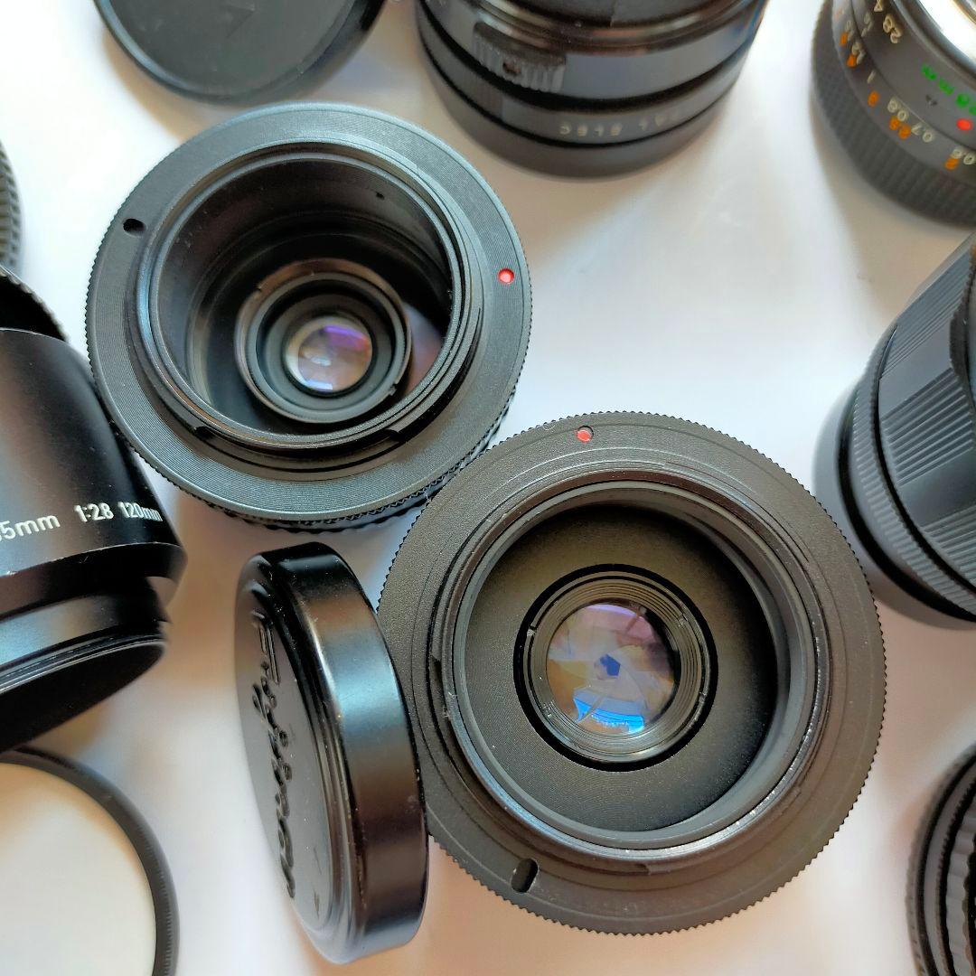 NEX Eマウントレンズ12本(改造レンズ5本,マウントアダプター+レンズ7本)