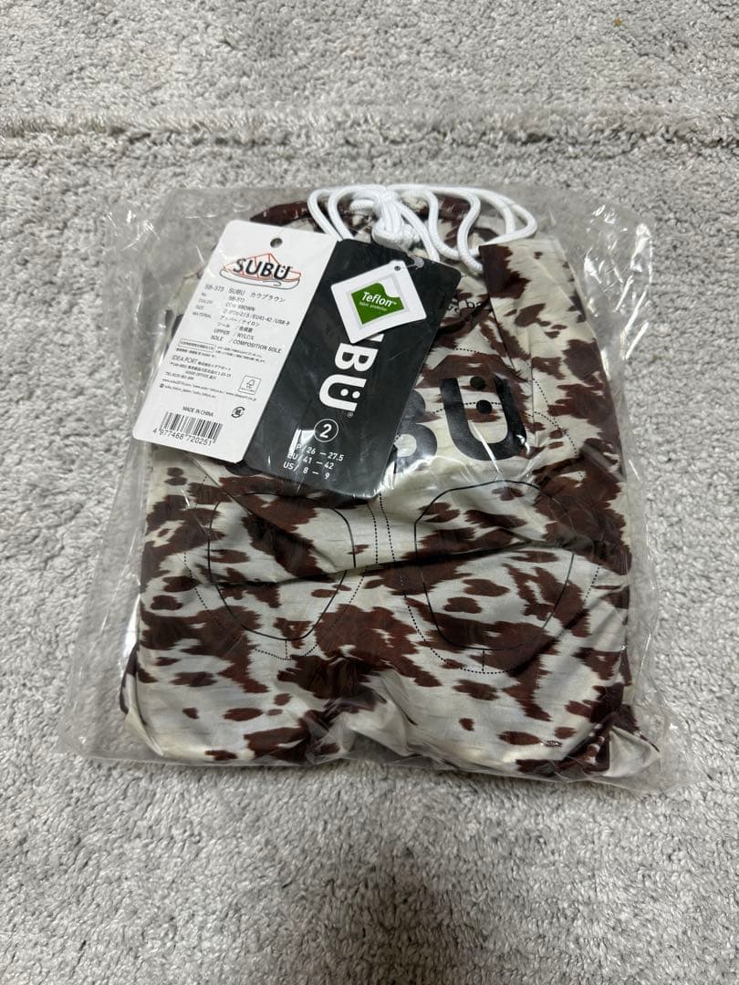 新品未使用 SUBU スブ カウブラウン COW BROWN サイズ② ざ