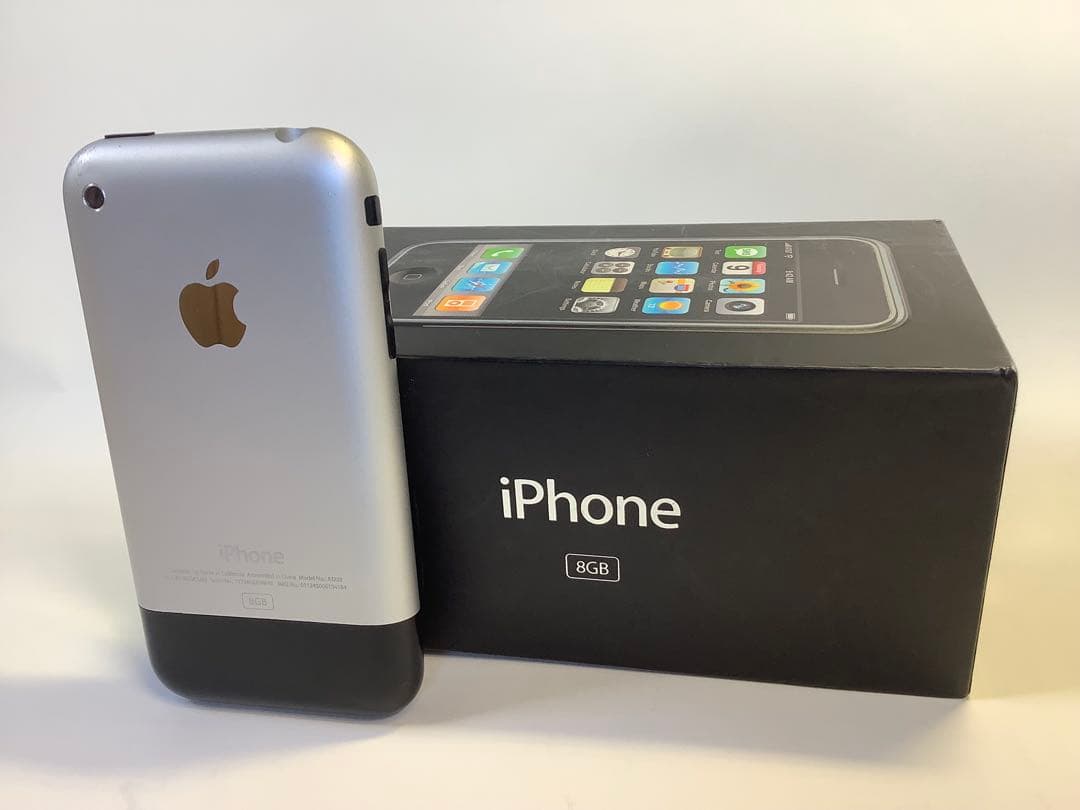 iPhone 2G 8GB iOS1.0 IMEI一致箱入りフルセット