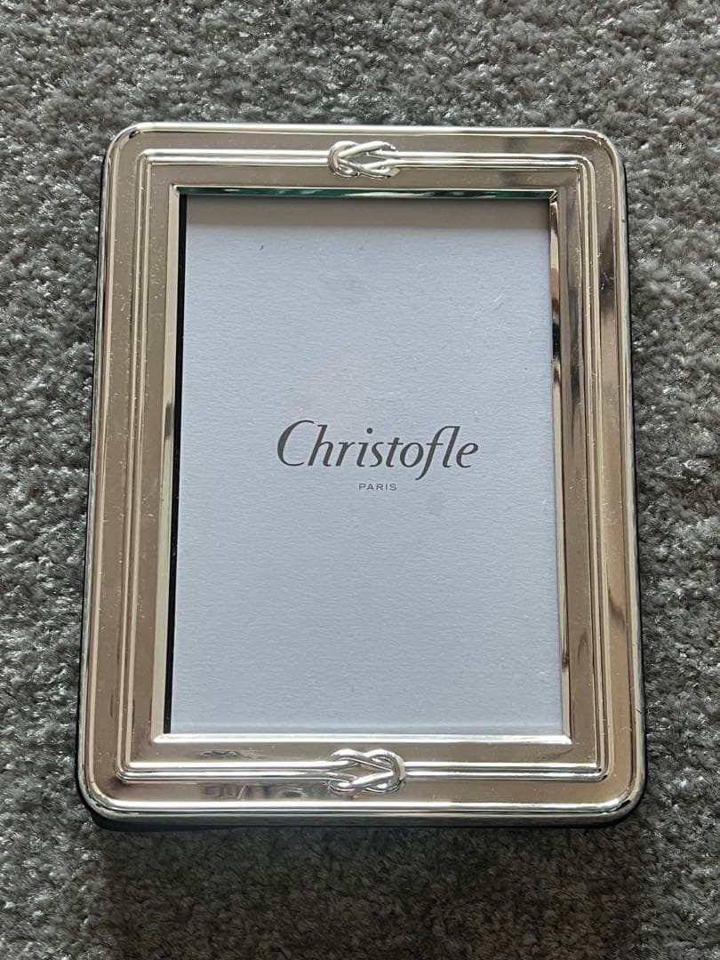 廃盤品⋆ クリストフル フォトフレーム エジェア 13×17 シルバー