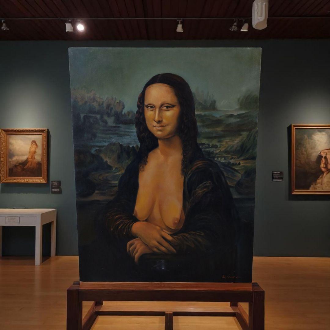 Ｊ*Ｙ様 モナリザ 肖像画 裸婦　ヌード　作者不明