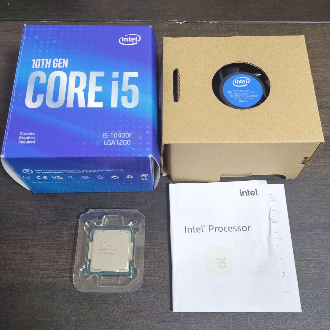 PCパーツセットi5-10400F　GTX1050Ti　メモリ 8GBx2枚など