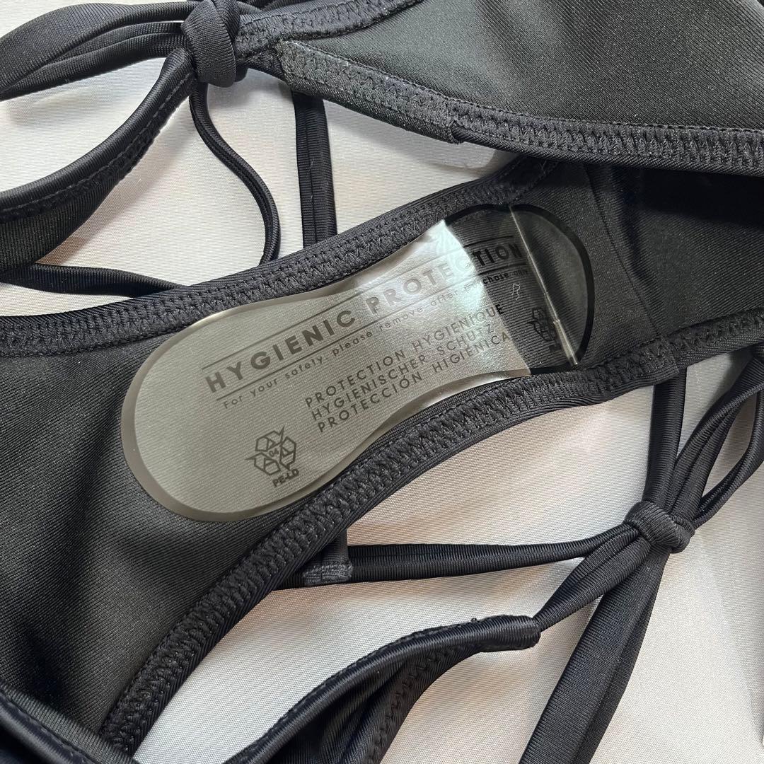 カルバンクライン スイムウェア ロゴ ブラック 水着 ビキニ S