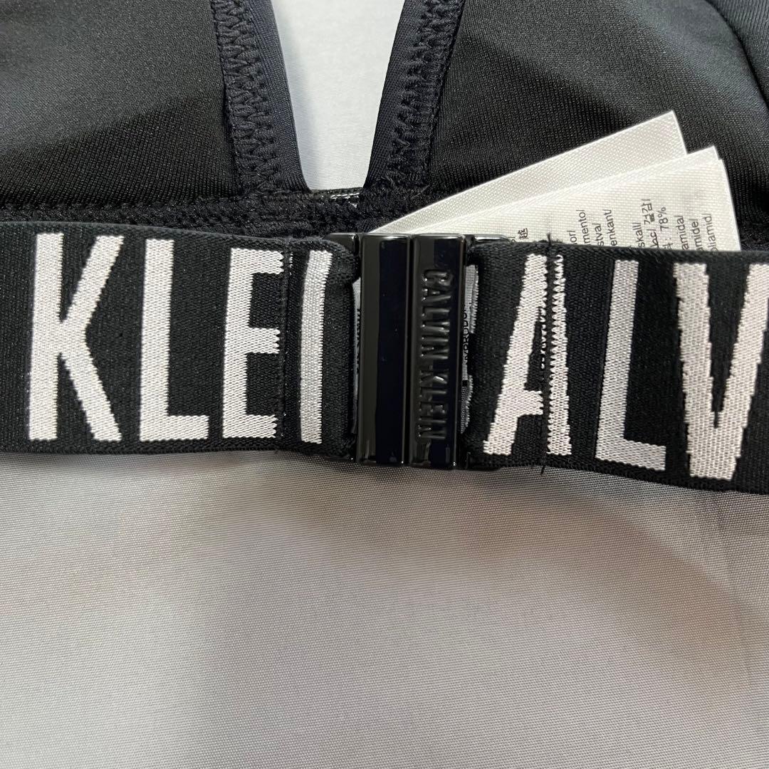 カルバンクライン スイムウェア ロゴ ブラック 水着 ビキニ S