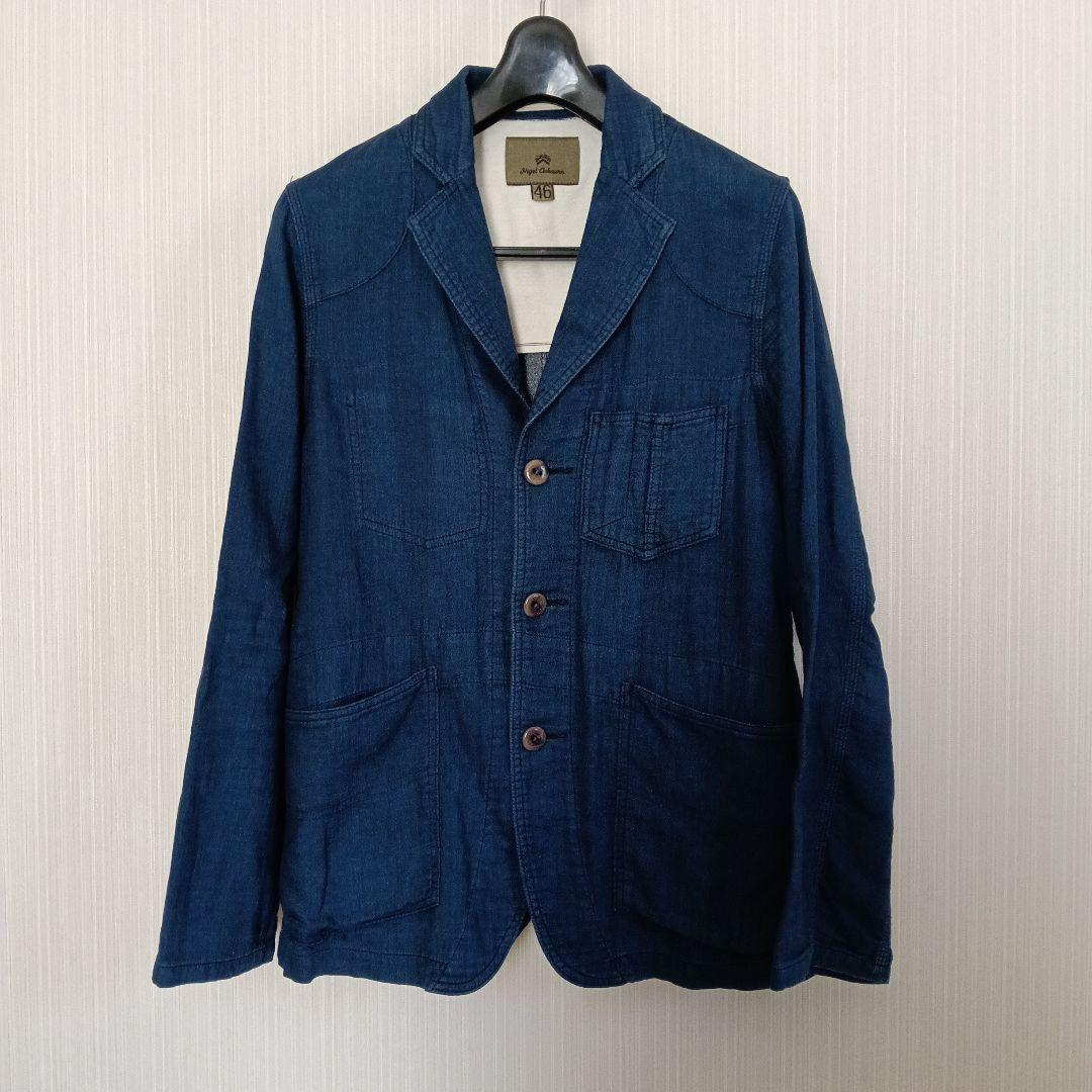 NIGEL CABOURN インディゴシャツジャケット テーラードジャケット