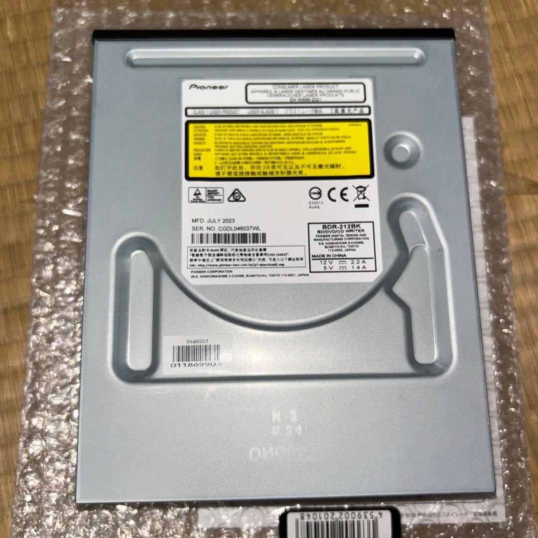 [パイオニア] BDR-212BK 内蔵ブルーレイドライブ