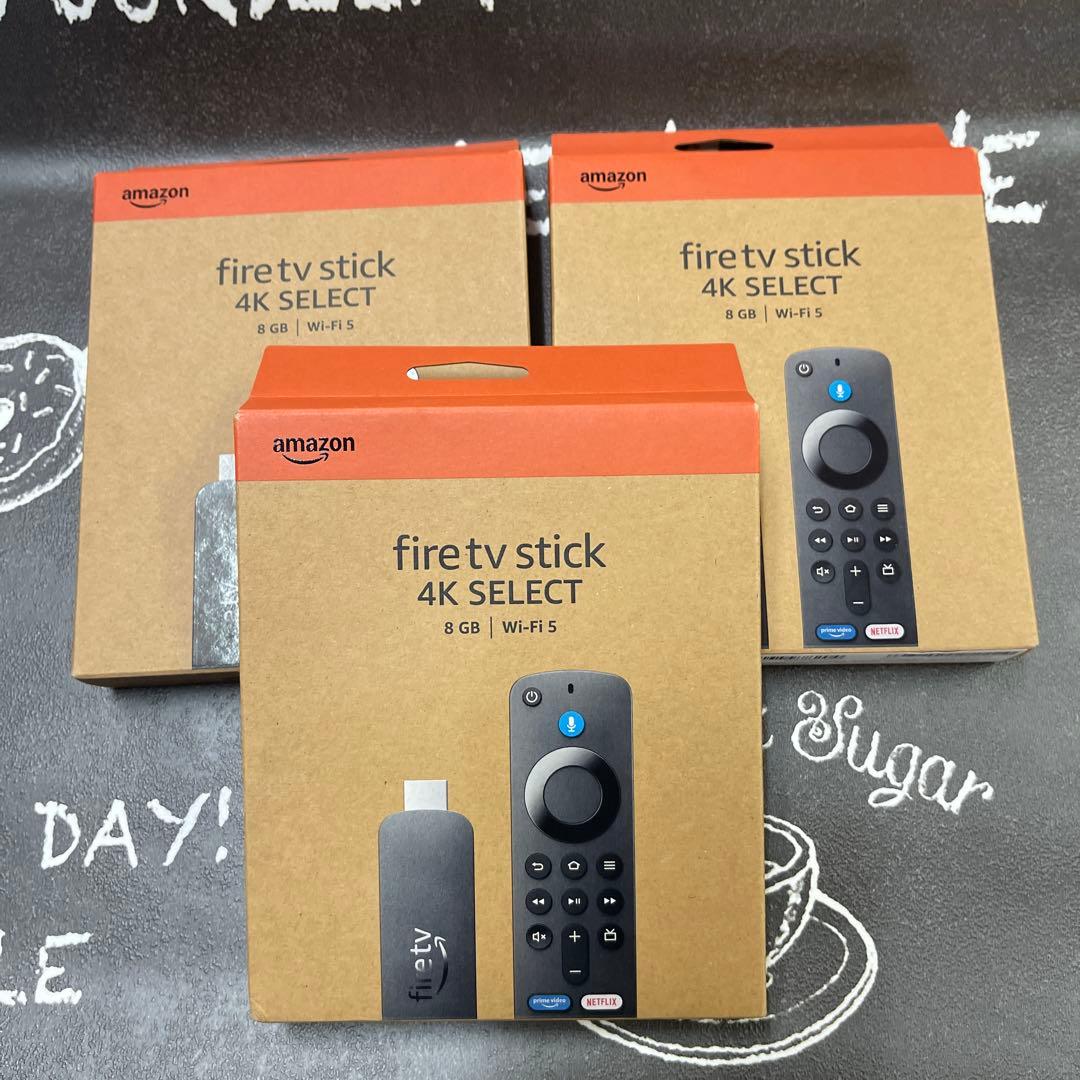 Fire TV Stick 4K Select 8GB Wi-Fi 5 3個