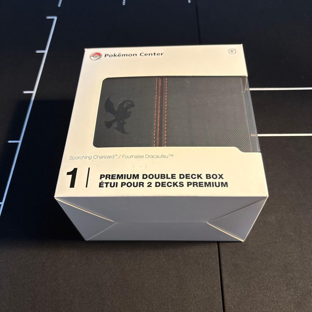 ポケモンカード 海外限定サプライ　灼熱のリザードン プレミアムダブルデッキケース