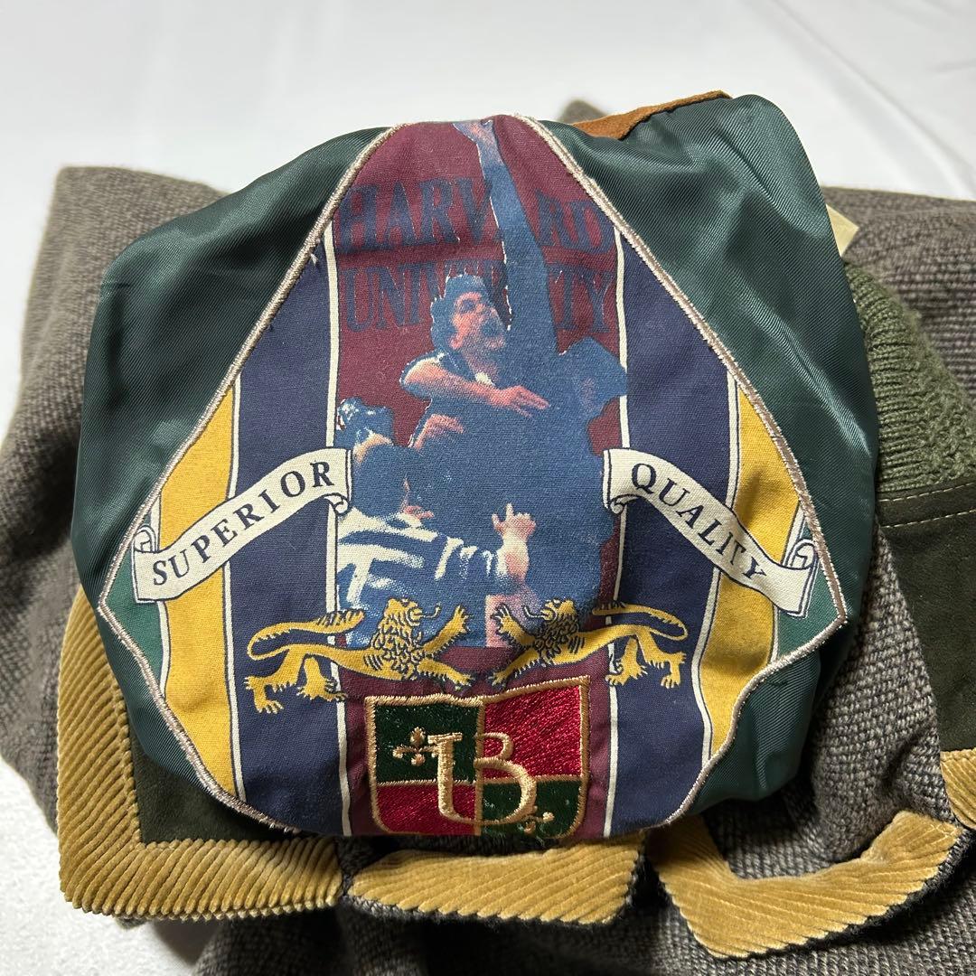 90s イタリア製 カシミヤ ウール ツイード テーラードジャケット 2way