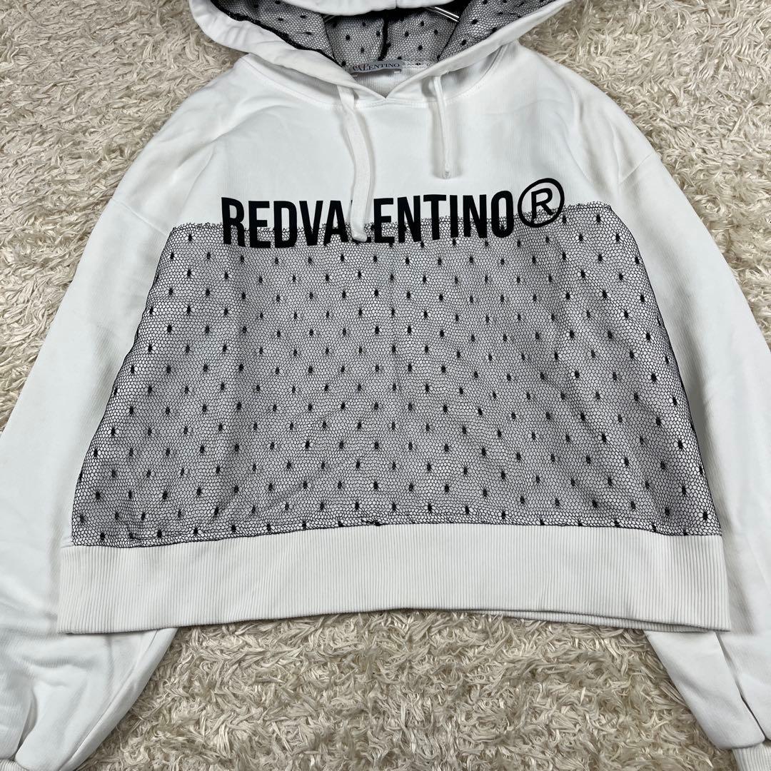 RED VALENTINO レッドヴァレンティノ レース 長袖 パーカー XS