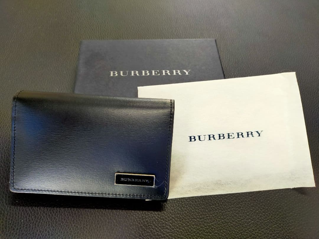 BURBERRY ブラック 名刺入れ