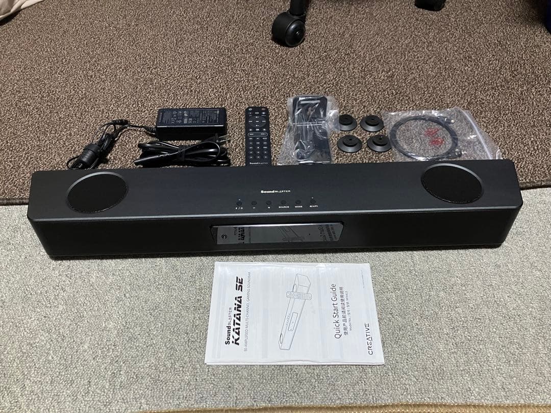 Sound Blaster Katana SE サウンドバー 長さ65センチ