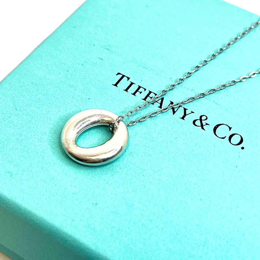 ティファニー セビアナネックレス オーバル トップ シンプル シルバー925