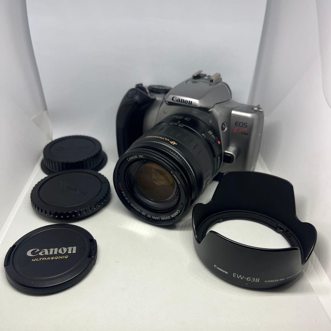 動作確認済 EOS Kiss Lite + EF 28-105mm フード付