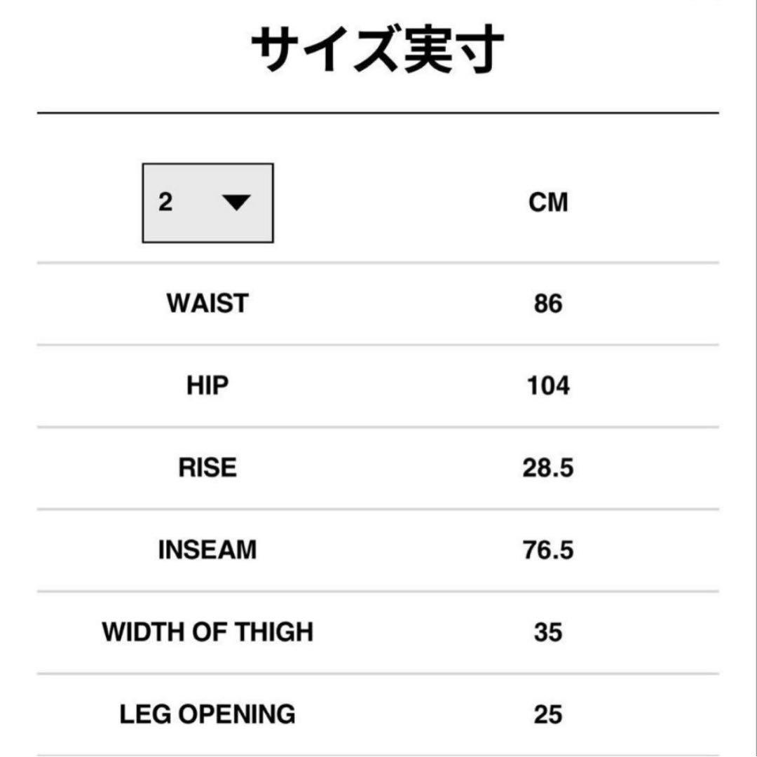 パンツ sacai25aw cottonchino black size2