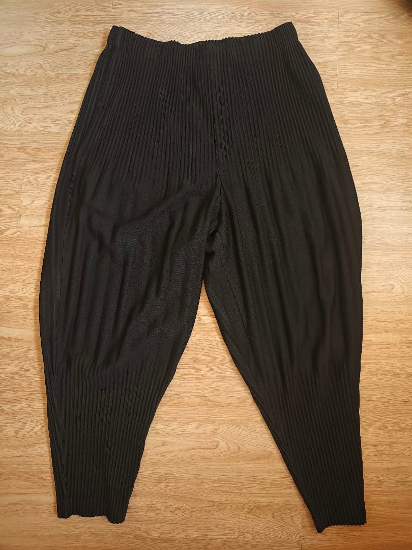 美品 HOMME PLISSE ISSEY MIYAKE 消しプリーツパンツ3
