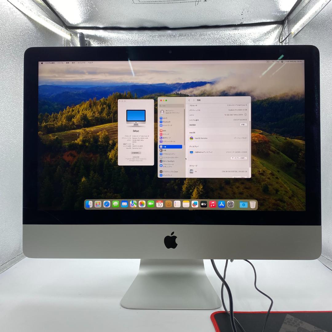 iMac 21.5インチ4K 2019 A2116 i5 16GB 256GB