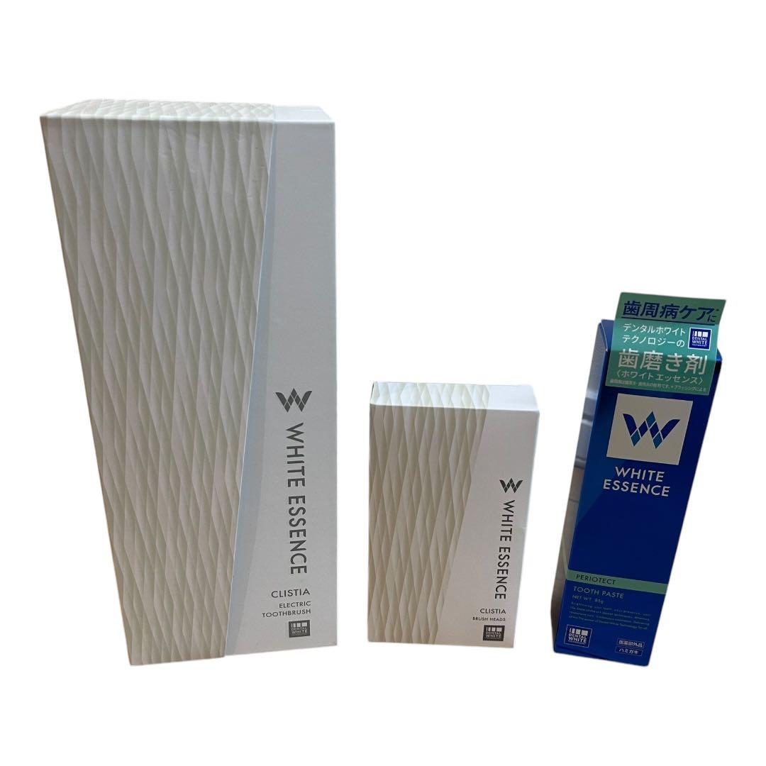 ホワイトエッセンス クリスティア 電動歯ブラシ＋替えブラシ＋ペリオテクト