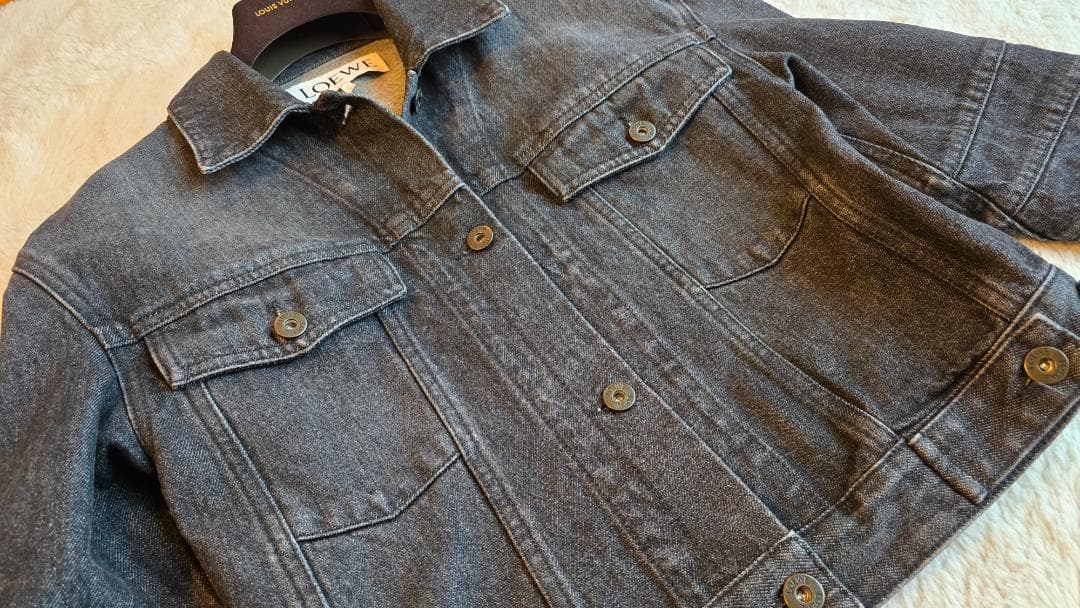 最終値下げ！【超美品】LOEWE(ロエベ) レディース デニムツイストジャケット