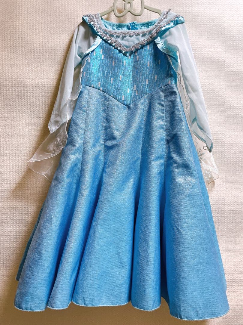 ビビディ・バビディ・ブティック　エルサ　ドレス　110サイズ（廃盤）髪飾りセット