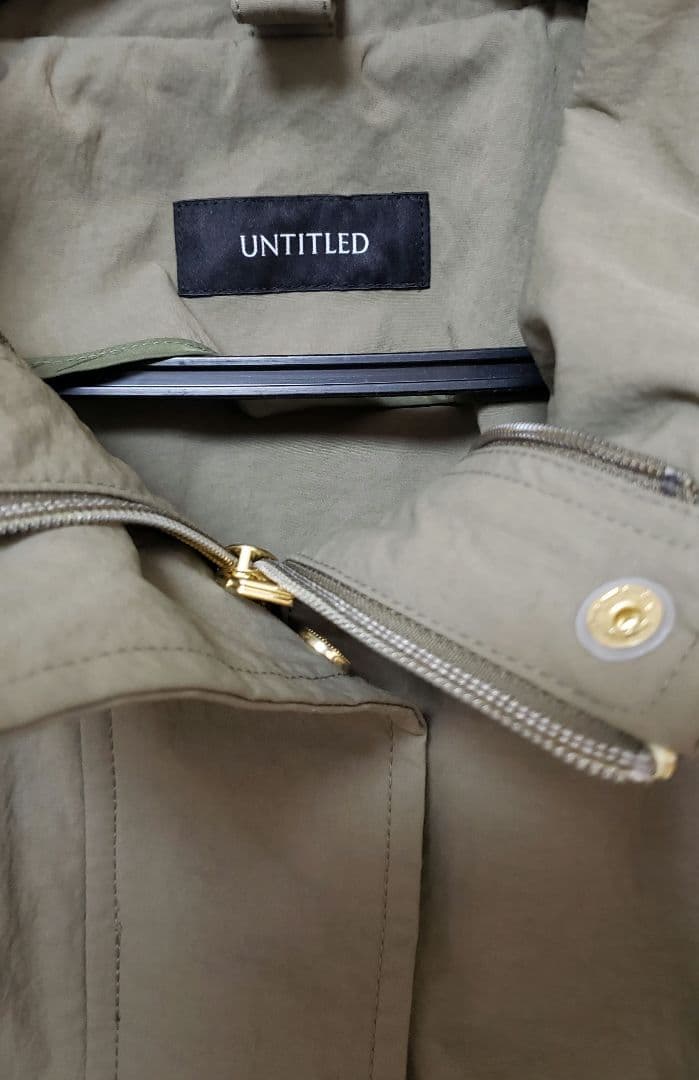 ラスト値下げUNTITLED 春先まで着れるボアライナー外せるフード付きコート