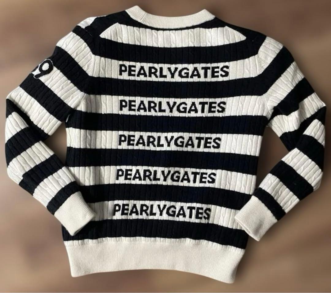 パーリーゲイツPEARLY GATESカシミヤ防風 裏地付 蓄熱セーター 0