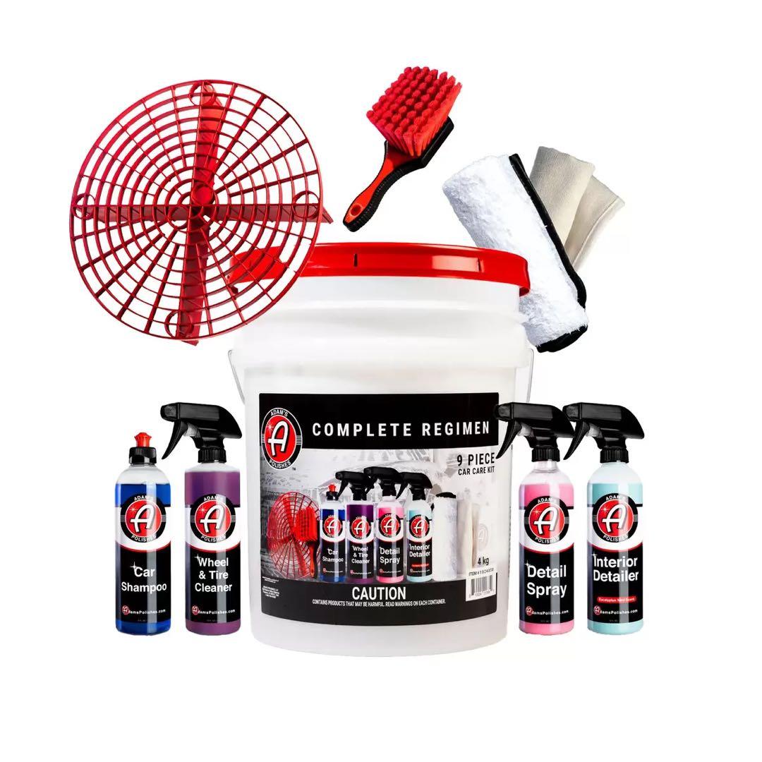アダムスポリッシュ 洗車9点セット　Adam’s Polishes バケツ