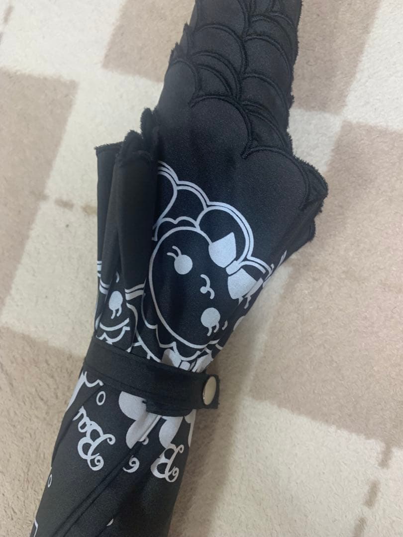 ベイビーザスターズシャインブライト うさくみゃちゃん 日傘 クロ