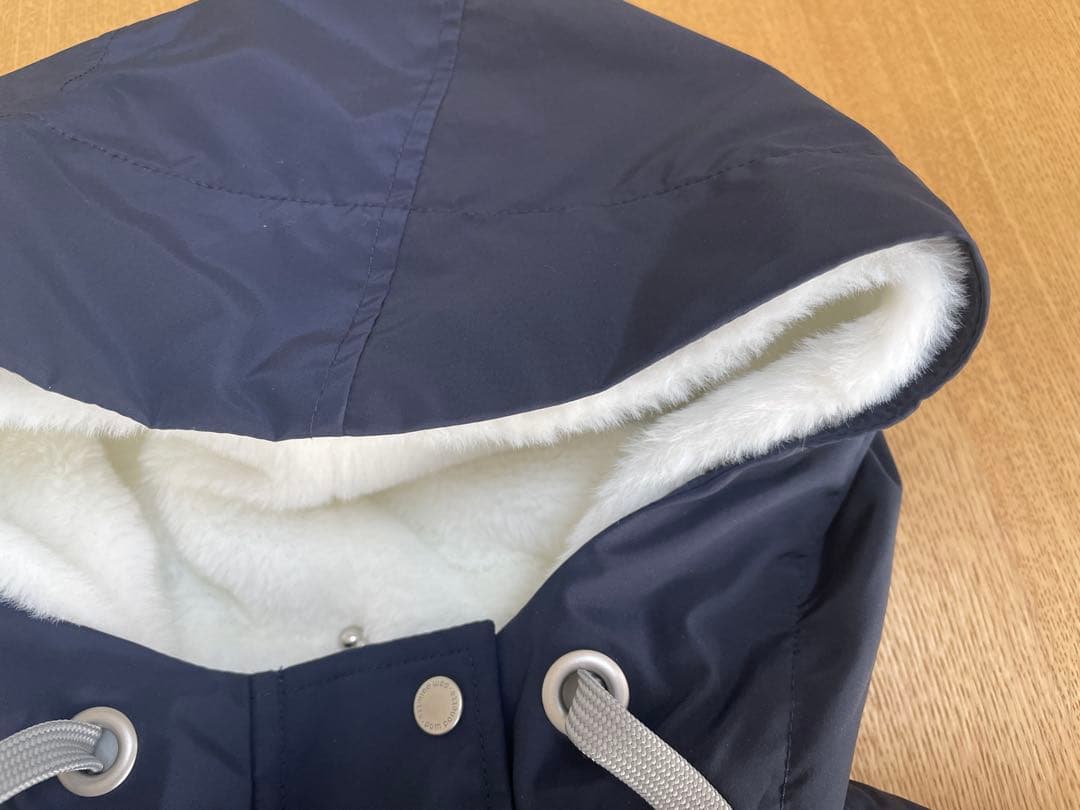 ポンポネットジュニア　長袖ボアライナーつき3WAYマウンテンパーカ160