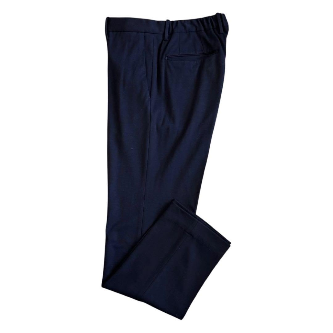 定価3.9万 インコテックス ハイコンフォート ジャージー ノープリーツ パンツ