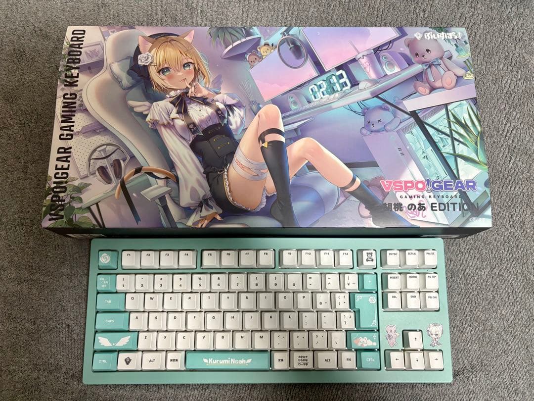 ぶいすぽ VSPO！GEAR ゲーミングキーボード 胡桃のあ EDITIO