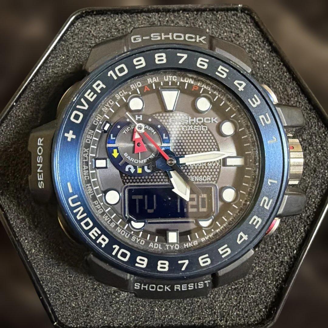 時計 CASIO G-SHOCK GULFMASTER GWN-1000B-1BJF