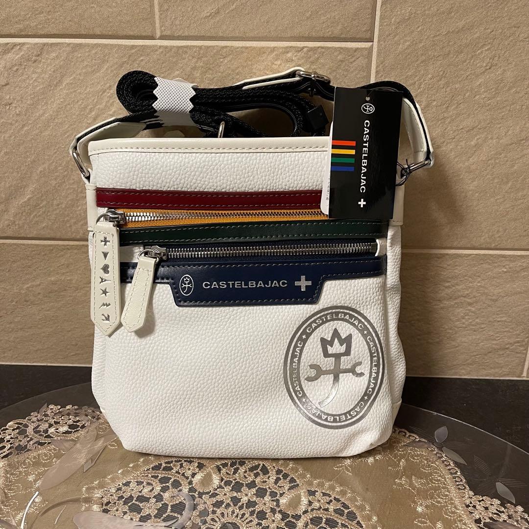 【新品】カステルバジャック　ヨット　ミニショルダーバッグ　白　15,400円