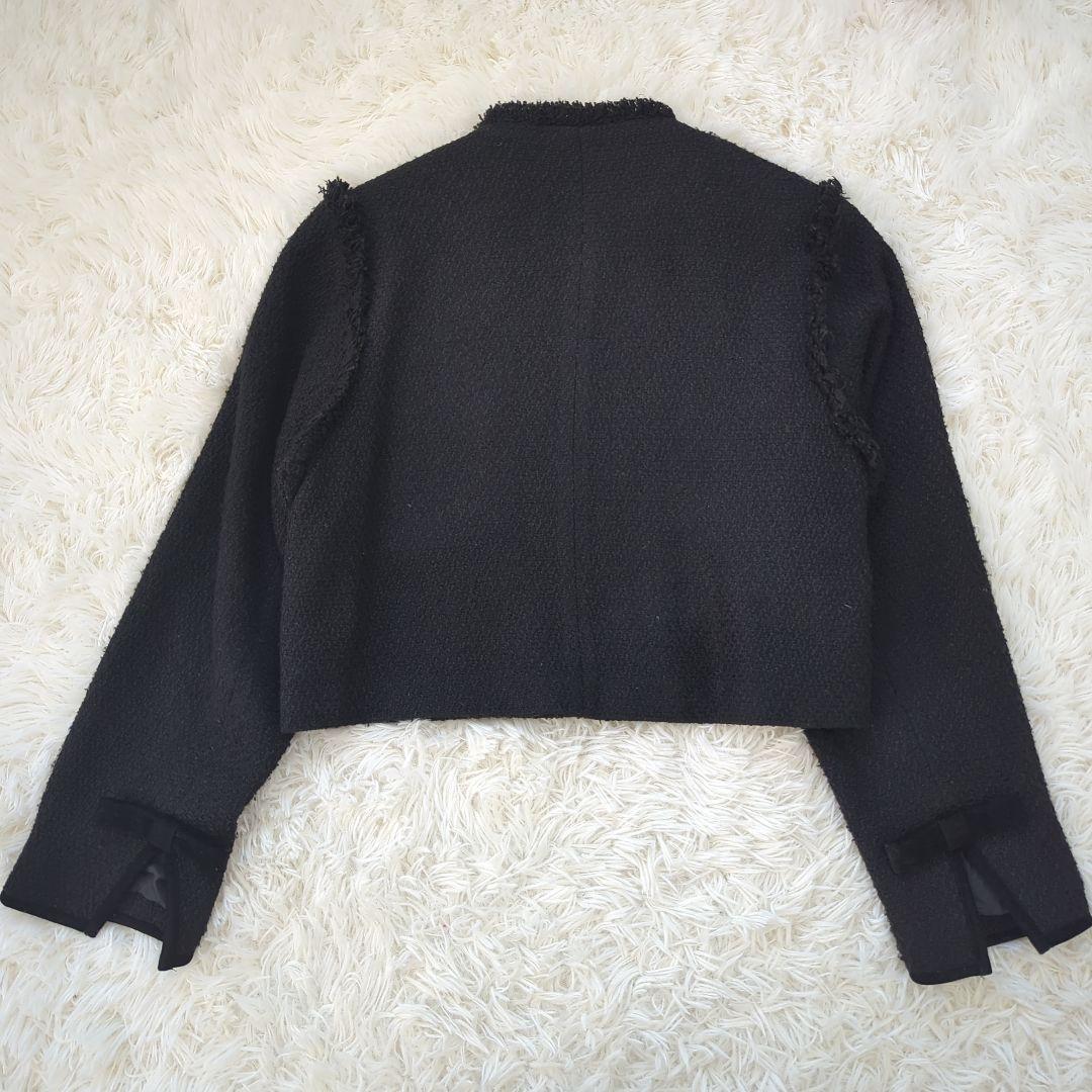 Bibiy. ELISA TWEED JACKET　ツイードジャケット 金ボタン