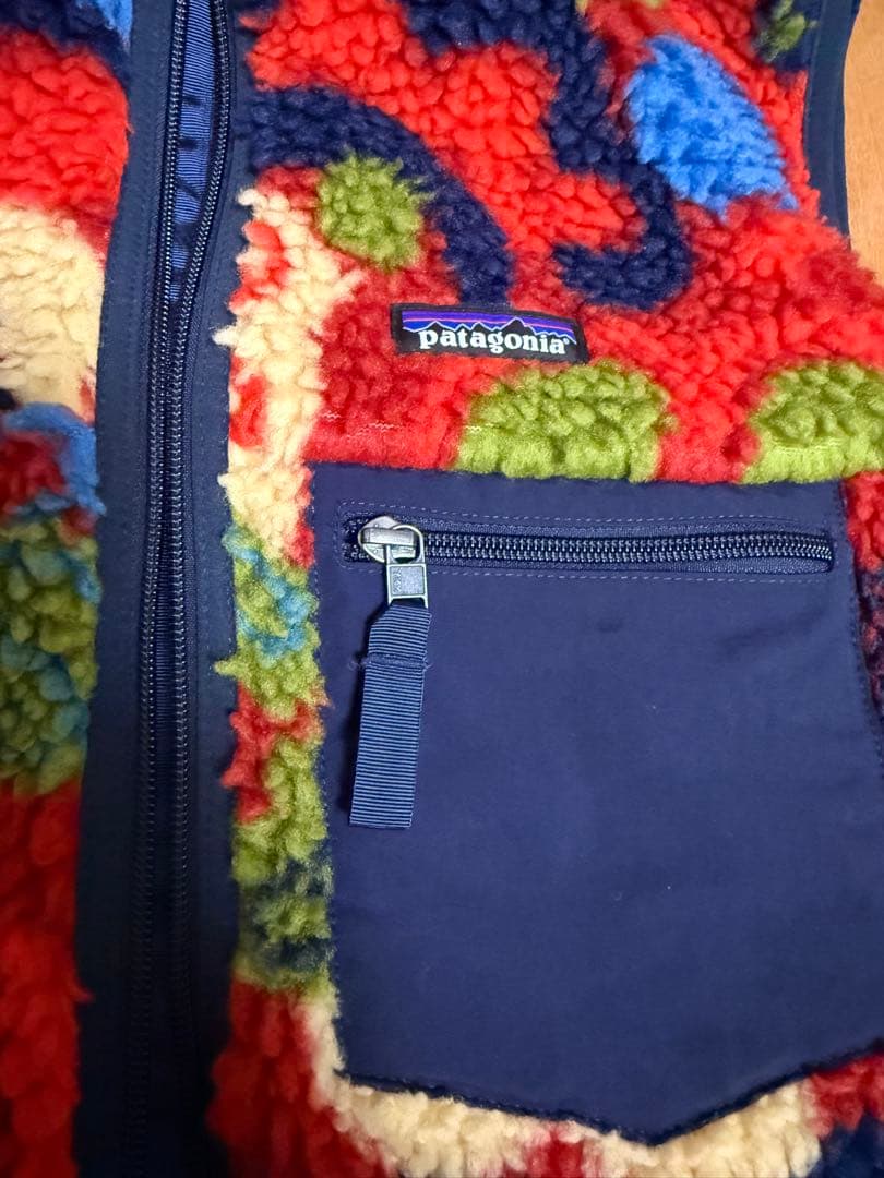 パタゴニア　レトロx ベスト　  amanitared xs