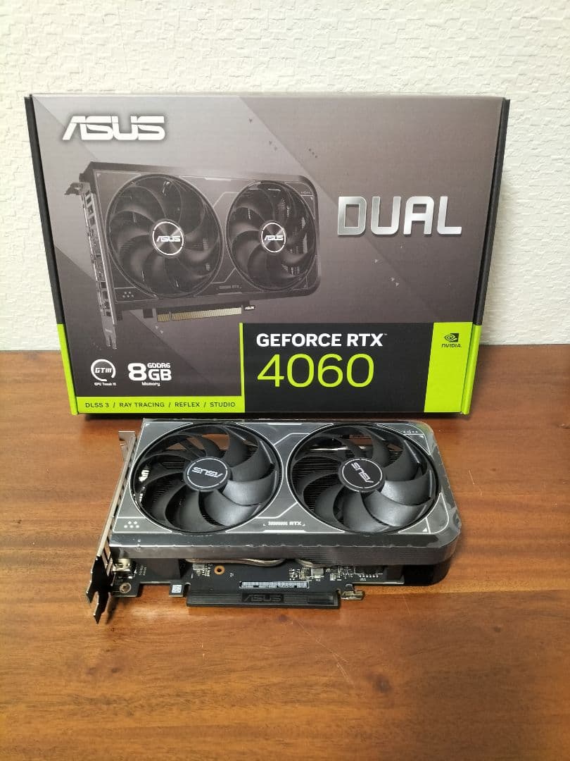 RTX4060 ASUS 8GB パソコン工房モデル　領収書あります