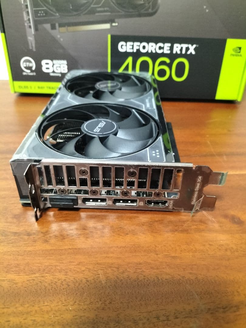 RTX4060 ASUS 8GB パソコン工房モデル　領収書あります