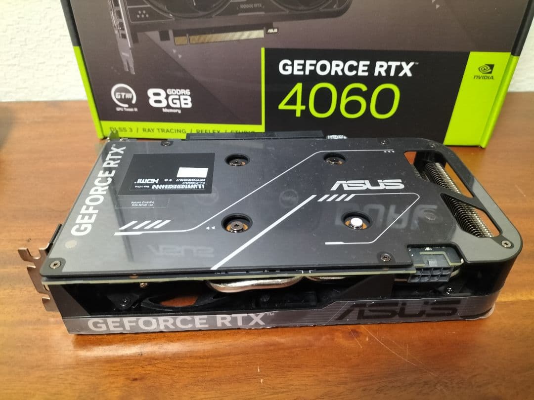 RTX4060 ASUS 8GB パソコン工房モデル　領収書あります