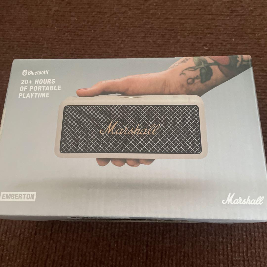 Marshall Emberton ワイヤレススピーカー　ホワイト