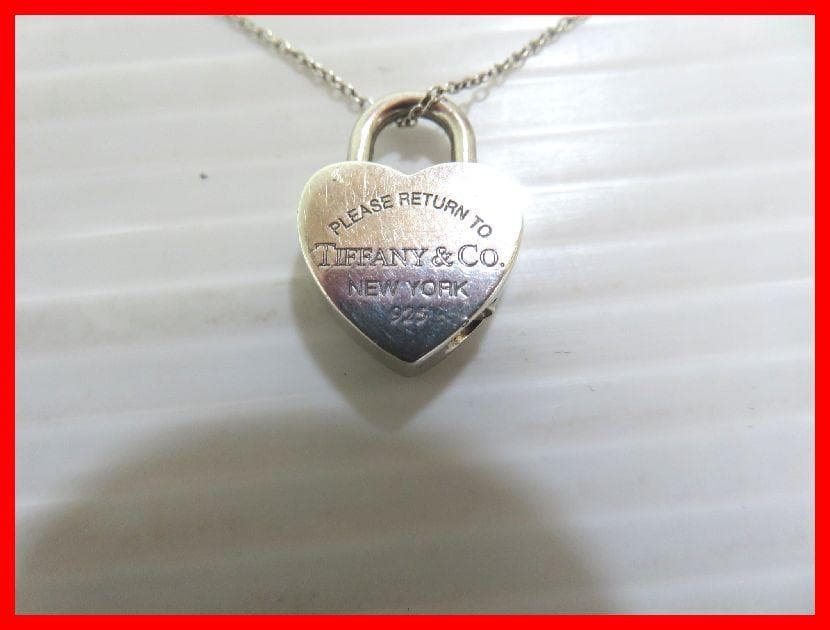 Tiffany&Co リターントゥハート ロック ネックレス 925 mム244
