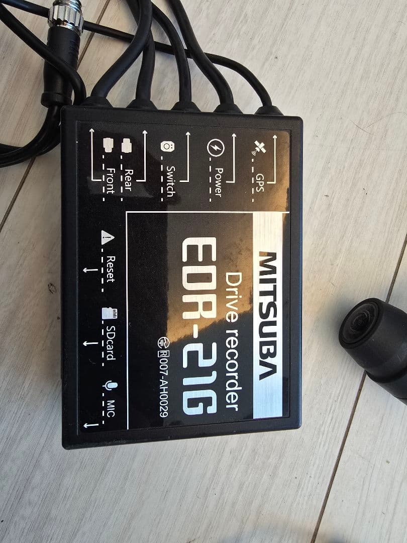 バイク用ドライブレコーダー　MITSUBA EDR-21G 007-AH0029