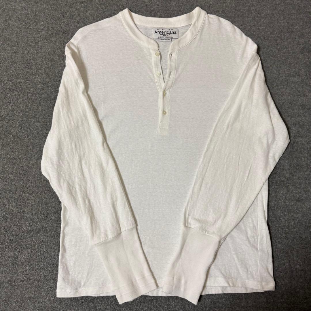 美品【AMERICANA/アメリカーナ】LONGSLEEVE Tシャツ